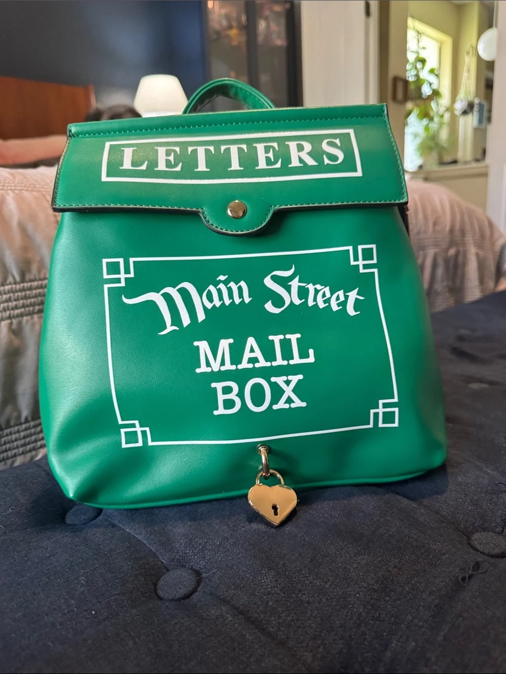 Green Disney ‘Main Street Mail Box' Women's Backpack